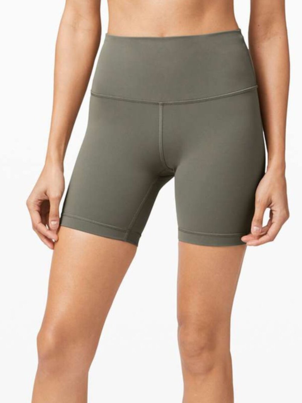 Lululemon Wunder Train High-Rise Short 6" Grey Sage Size 6